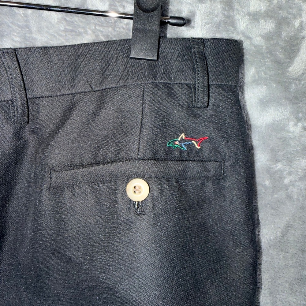 Greg Norman Collection Mens Golf Pants 34x30‎ Black Pleated Slacks